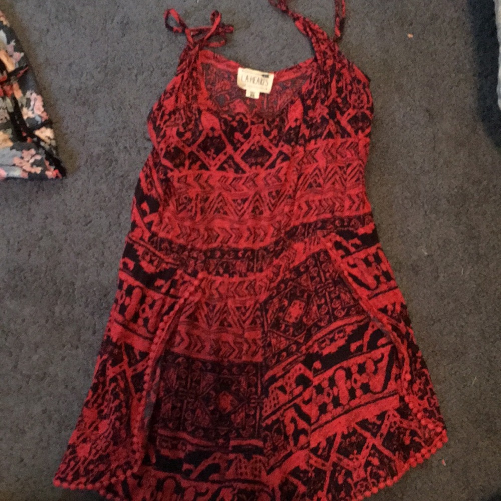 red romper